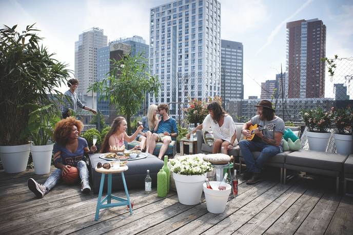 loft urban rond 20cm wit